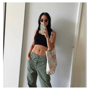 PISTOLA Tammy High Rise Trouser In Colonel